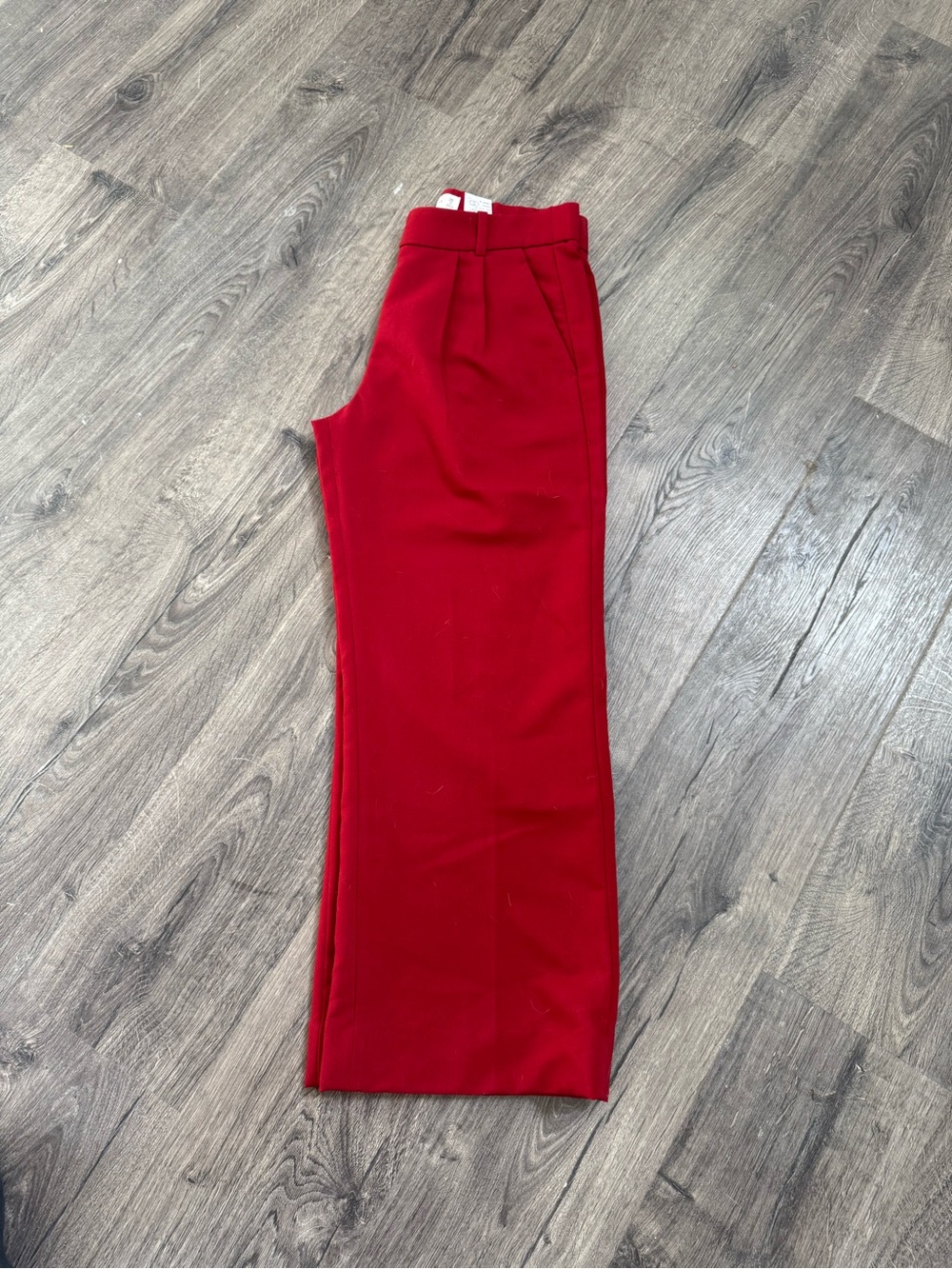 Abercrombie & Fitch RED Wide-Leg Pleated - Picture 2 of 5
